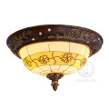 Resin Ceiling Light with White Glass Shade (SL92675-3)